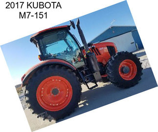 2017 KUBOTA M7-151