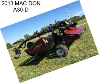 2013 MAC DON A30-D