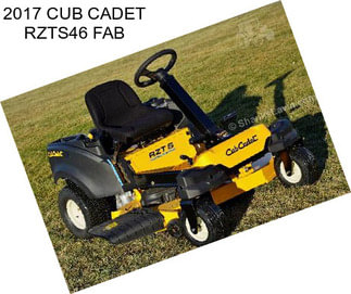 2017 CUB CADET RZTS46 FAB