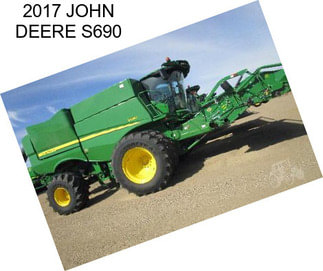 2017 JOHN DEERE S690