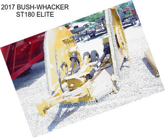 2017 BUSH-WHACKER ST180 ELITE