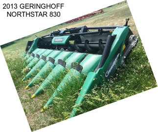 2013 GERINGHOFF NORTHSTAR 830