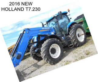 2016 NEW HOLLAND T7.230