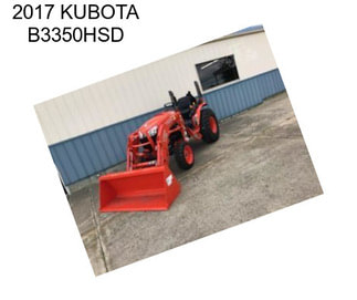2017 KUBOTA B3350HSD