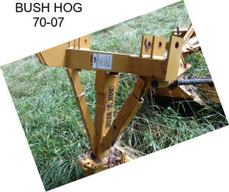 BUSH HOG 70-07