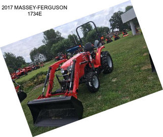 2017 MASSEY-FERGUSON 1734E