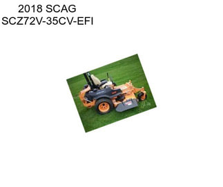 2018 SCAG SCZ72V-35CV-EFI