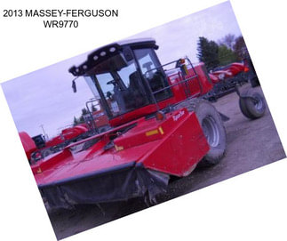 2013 MASSEY-FERGUSON WR9770