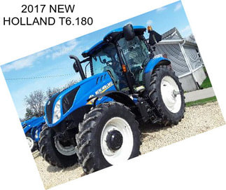 2017 NEW HOLLAND T6.180