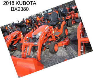 2018 KUBOTA BX2380