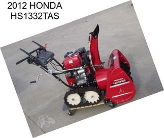 2012 HONDA HS1332TAS