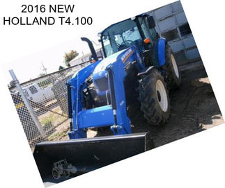 2016 NEW HOLLAND T4.100