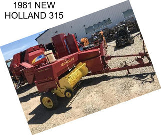 1981 NEW HOLLAND 315