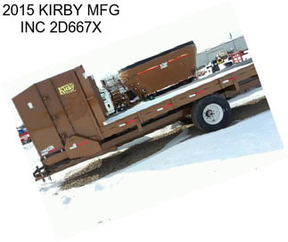 2015 KIRBY MFG INC 2D667X