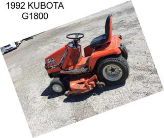 1992 KUBOTA G1800