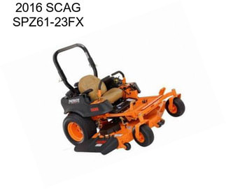 2016 SCAG SPZ61-23FX