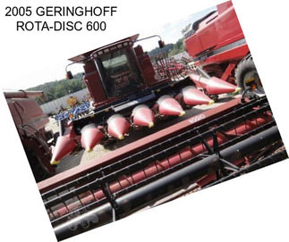 2005 GERINGHOFF ROTA-DISC 600