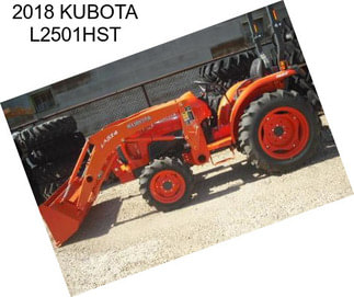 2018 KUBOTA L2501HST