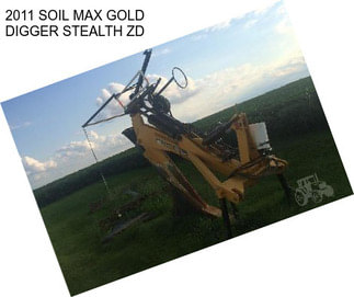 2011 SOIL MAX GOLD DIGGER STEALTH ZD