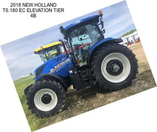 2018 NEW HOLLAND T6.180 EC ELEVATION TIER 4B