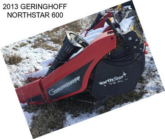 2013 GERINGHOFF NORTHSTAR 600