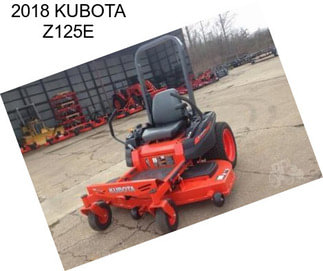 2018 KUBOTA Z125E