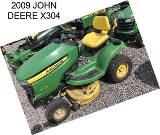 2009 JOHN DEERE X304