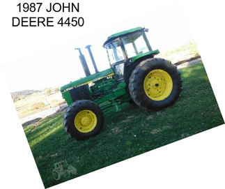 1987 JOHN DEERE 4450
