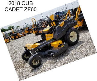 2018 CUB CADET ZF60