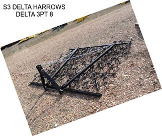 S3 DELTA HARROWS DELTA 3PT 8