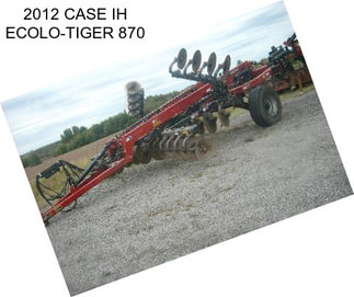 2012 CASE IH ECOLO-TIGER 870