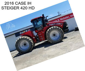 2016 CASE IH STEIGER 420 HD