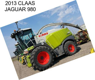 2013 CLAAS JAGUAR 980