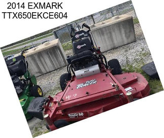 2014 EXMARK TTX650EKCE604