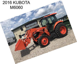 2016 KUBOTA M6060