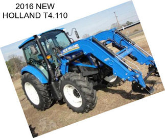 2016 NEW HOLLAND T4.110