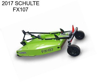 2017 SCHULTE FX107