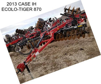 2013 CASE IH ECOLO-TIGER 870