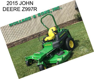 2015 JOHN DEERE Z997R