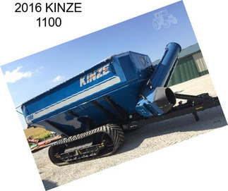 2016 KINZE 1100