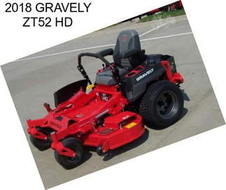 2018 GRAVELY ZT52 HD