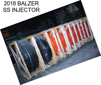 2018 BALZER SS INJECTOR