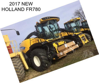 2017 NEW HOLLAND FR780