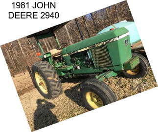 1981 JOHN DEERE 2940