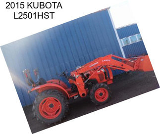2015 KUBOTA L2501HST