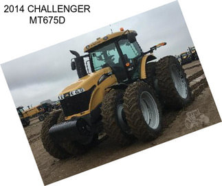 2014 CHALLENGER MT675D