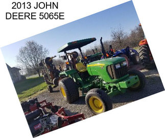 2013 JOHN DEERE 5065E