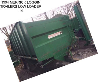 1994 MERRICK LOGGIN TRAILERS LOW LOADER 14