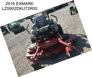 2016 EXMARK LZS902DKU72R00