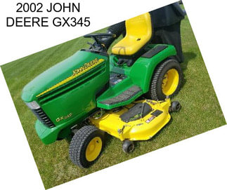 2002 JOHN DEERE GX345